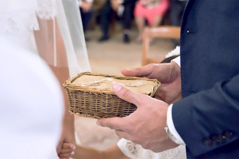 mariage et décoration aux matériaux naturels